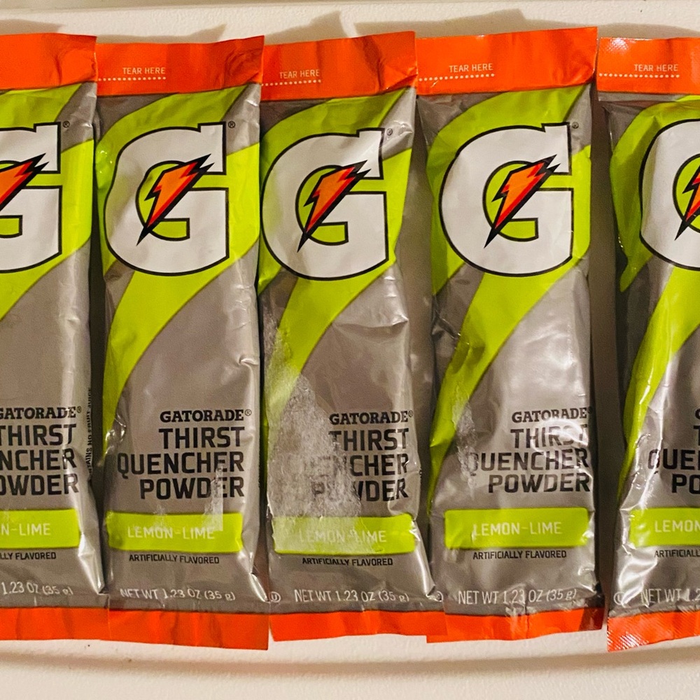 Gatorade Lemon Lime Thirst Quencher Powder 1.23 oz (50) packs
